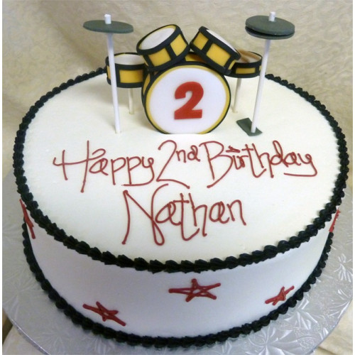 Music Drum Cake Music Drum Cake