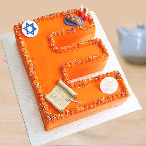 E Shaped Cake E Shaped Cake