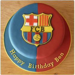 FCB Logo Cake