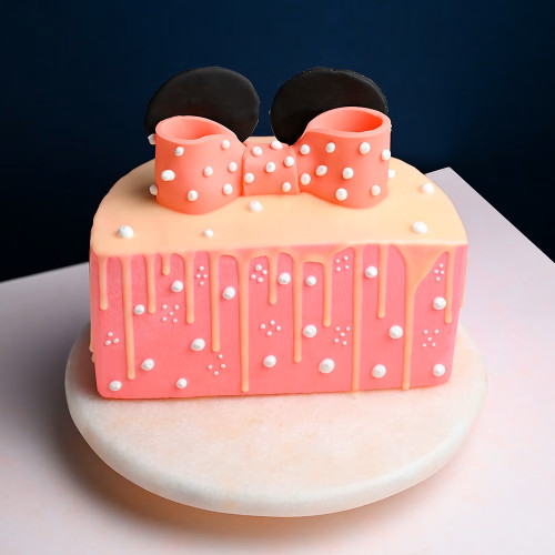 Fondant Bow Cake Fondant Bow Cake