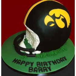 Football Helmet Cake