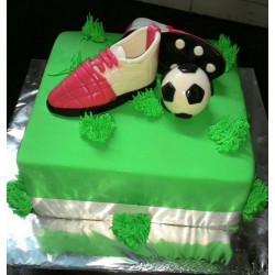 Footballer Shoes Cake