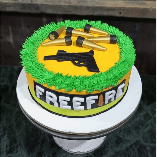Free Fire Theme Cake Free Fire Theme Cake
