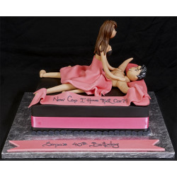 Girl On Top Cake