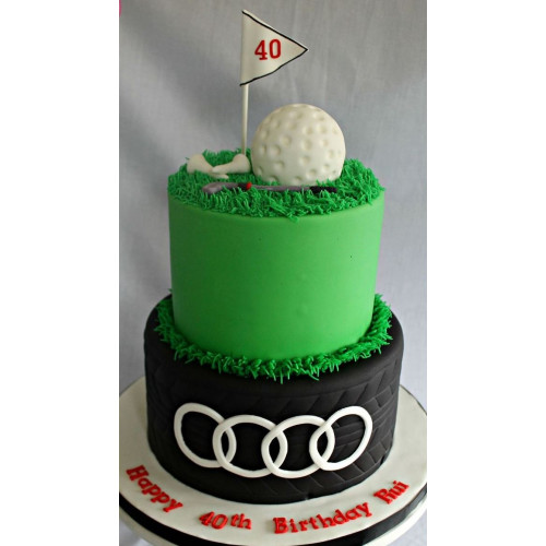 Golf And Audi Cake