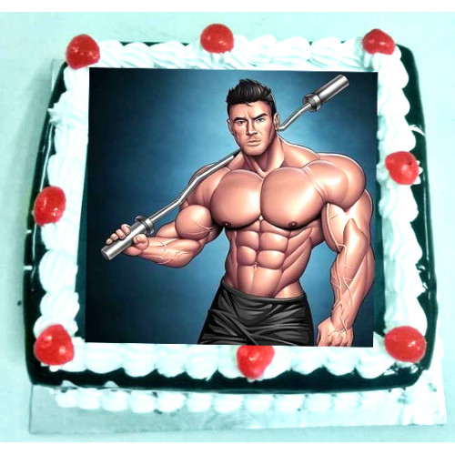 Gym Boy Cake 