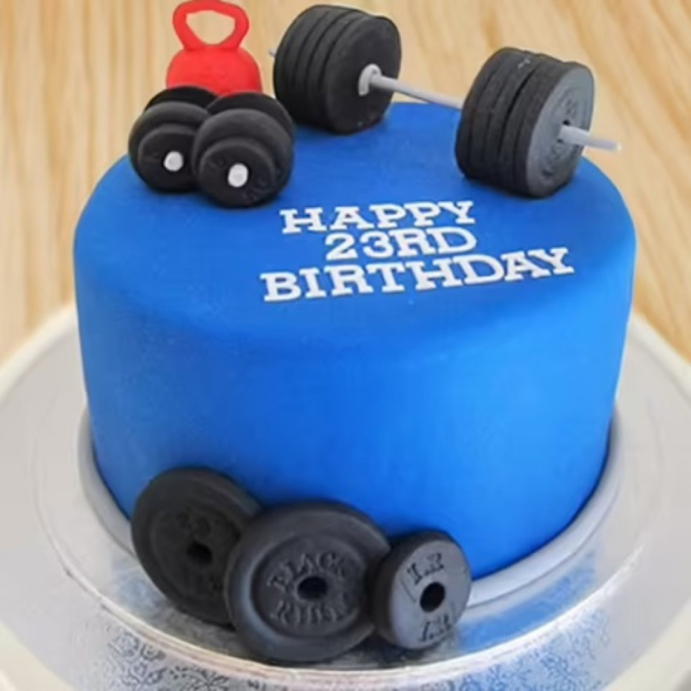 Gym Theme Cake In Delhi NCR