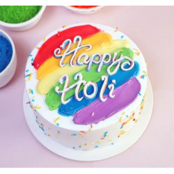 Holi Theme Cake