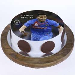 Hardik Pandya Photo Cake