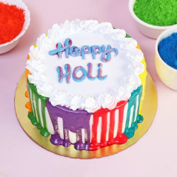 Holi Theme Cake