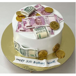 Indian Currency Cake 