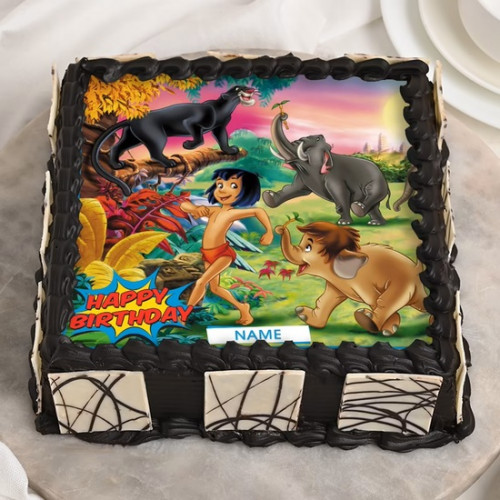 Mowgli Jungle Book Cake
