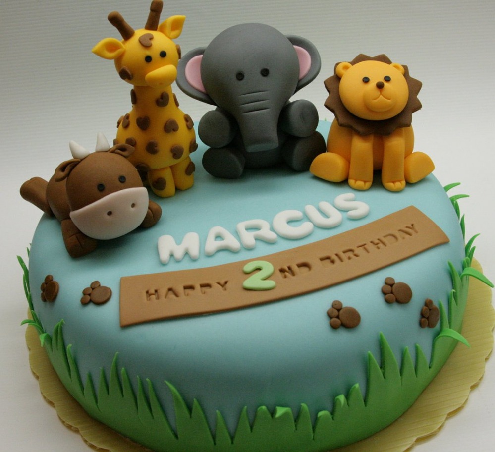 Animal Kids Fondant Cake Delivery In Delhi NCR Animal Kids Fondant Cake Delivery In Delhi NCR