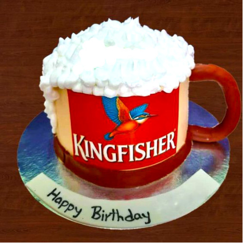 Kingfisher Beer Mug Cake