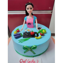 Kitchen Chef Theme Cake