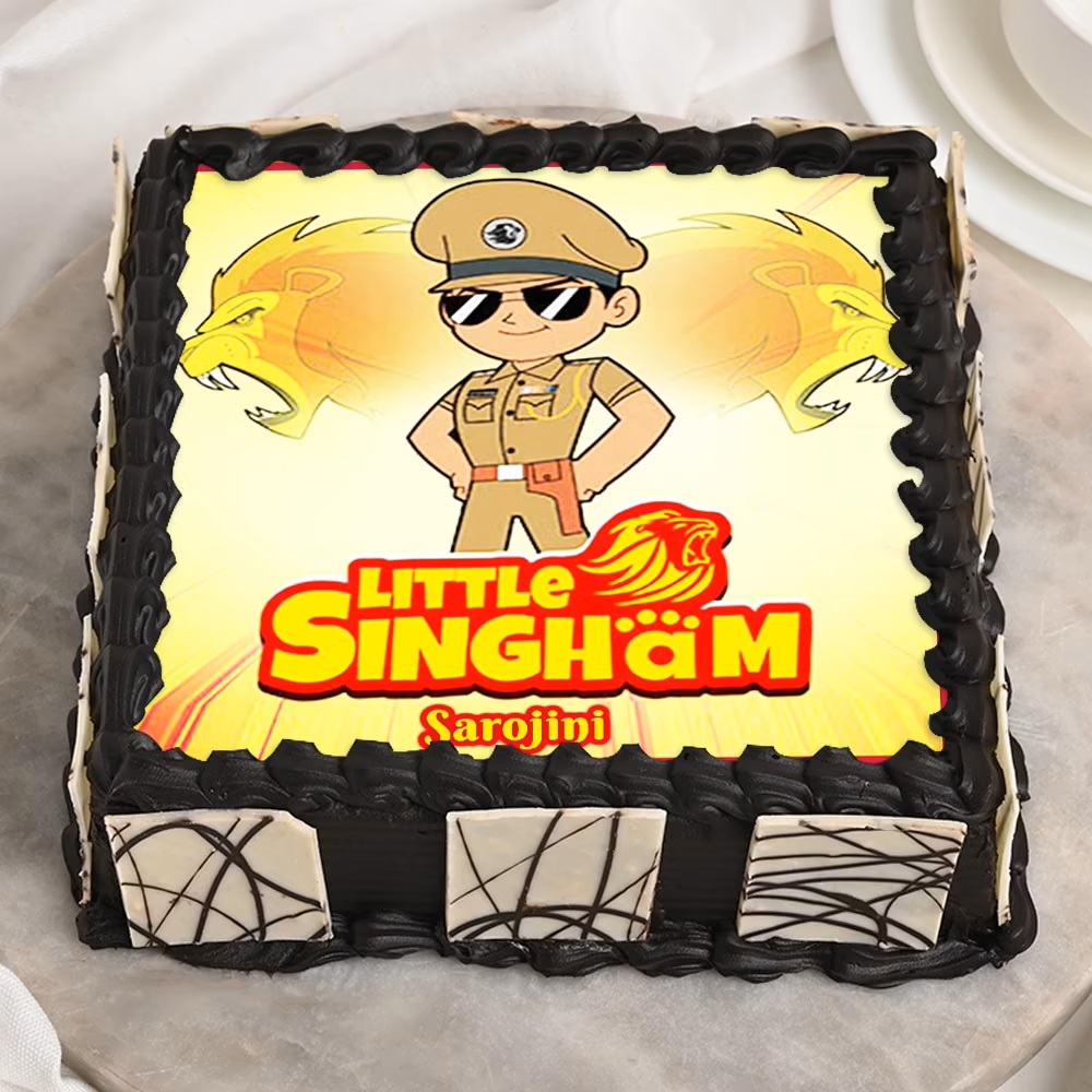 BAKE A WORLD - Little Singham cake for little one | Facebook-sonthuy.vn