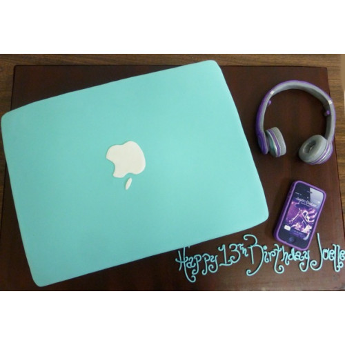 Macbook Theme Cake 