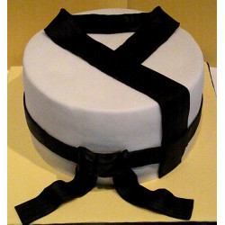 Martial Arts Uniform Cake