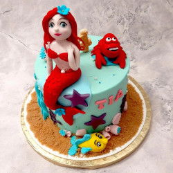 Mermaid Theme Cake