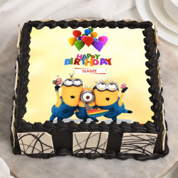 Minions Theme Cake