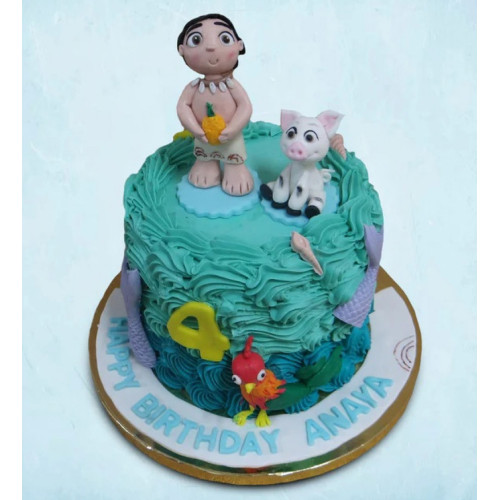 Moana Theme Cake Moana Theme Cake