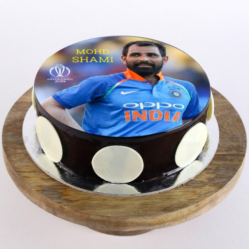 Mohammad Shami Photo Cake Mohammad Shami Photo Cake