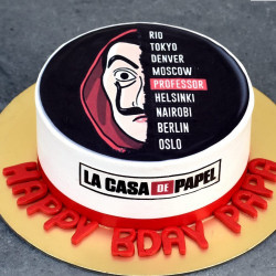 Money Heist Team Cake