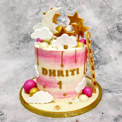 Moon And Stars Cake