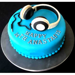 Music Headphone Cake