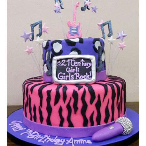 Rocking Music Cake 