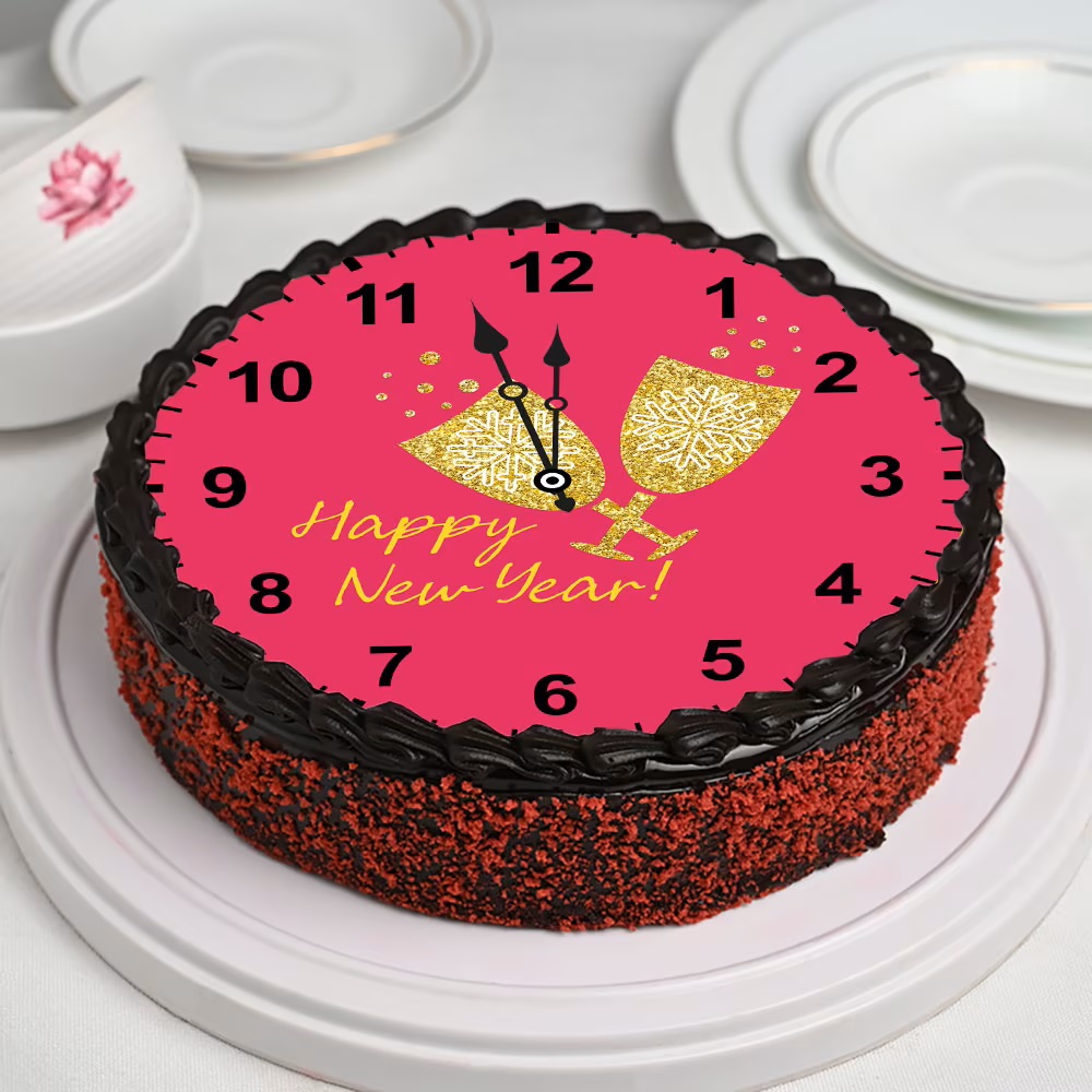 Happy New Year 2023 Black Forest Cake | Winni.in-thanhphatduhoc.com.vn