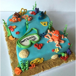 Ocean Theme Cake 