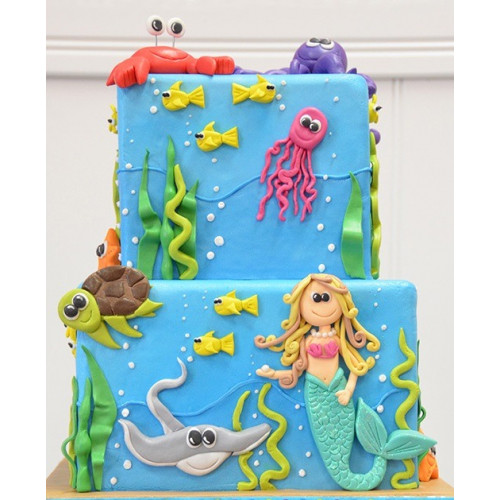 Ocean Animal Cake 