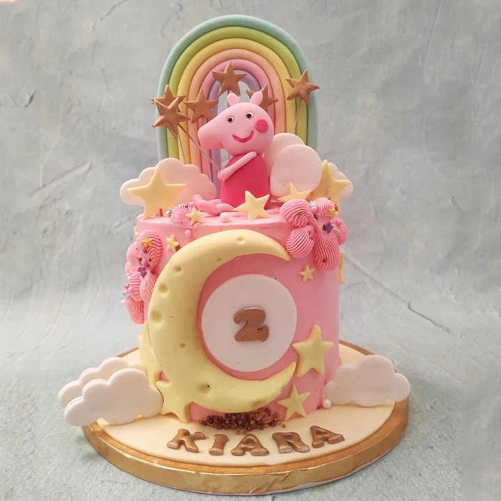 Peppa Pig Cake | Design based on a cake found on internet. F… | Flickr-sonthuy.vn