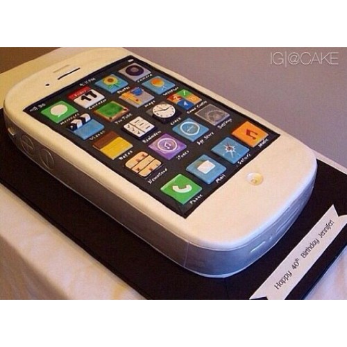 Phone Theme Cake Phone Theme Cake