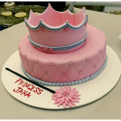 Angel Theme Fondant Cake Angel Theme Fondant Cake