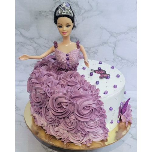 Princess Doll Bash Cake