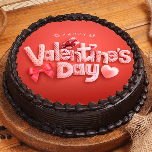 Valentine Photo Cake