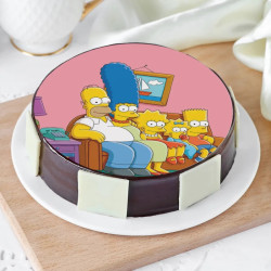 Simpsons Family Cake