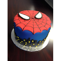 Spiderman  Fondant Cake