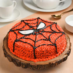 Spiderman Cream Cake