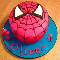 Spiderman Fondant Cake