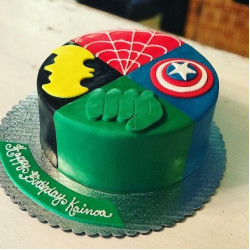 Superhero Combo Cake