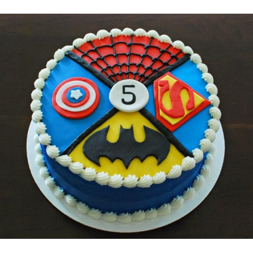 Superheroes Cake Superheroes Cake