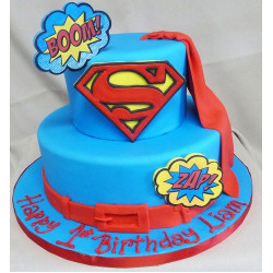 Superman Theme Cake