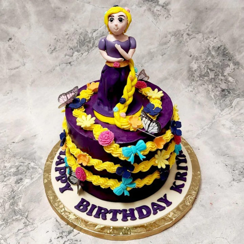 Tangled Theme Cake