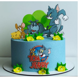 Tom & Jerry Food Fight Cake