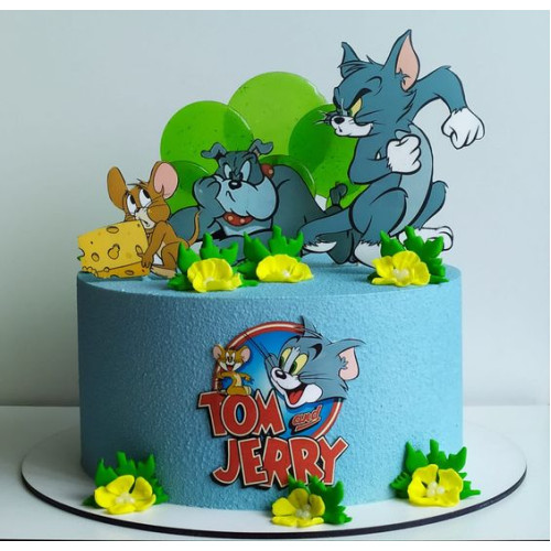 Tom & Jerry Food Fight Cake Tom & Jerry Food Fight Cake