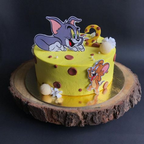 Tom & Jerry Fight Cake