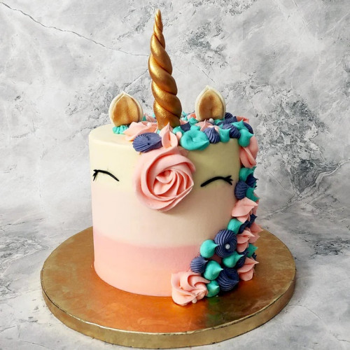 Unicorn Ombre Cake